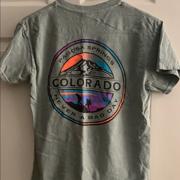 Pagosa Springs Colorado Crew T shirt - Picture 2 of 2